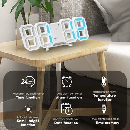 Voltiva PulseTime — 3D LED Digital Alarm Clock