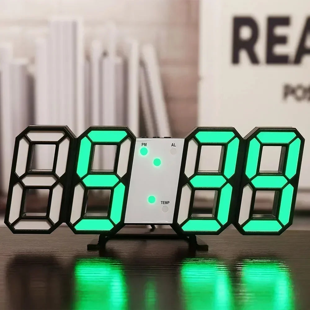 Voltiva TimeGlow — Digital LED Alarm Clock & Decor