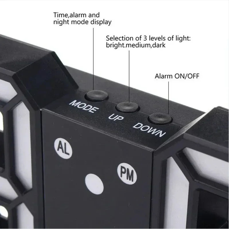 Voltiva TimeGlow — Digital LED Alarm Clock & Decor