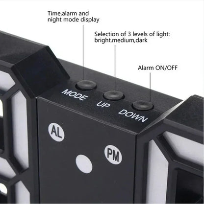 Voltiva TimeGlow — Digital LED Alarm Clock & Decor