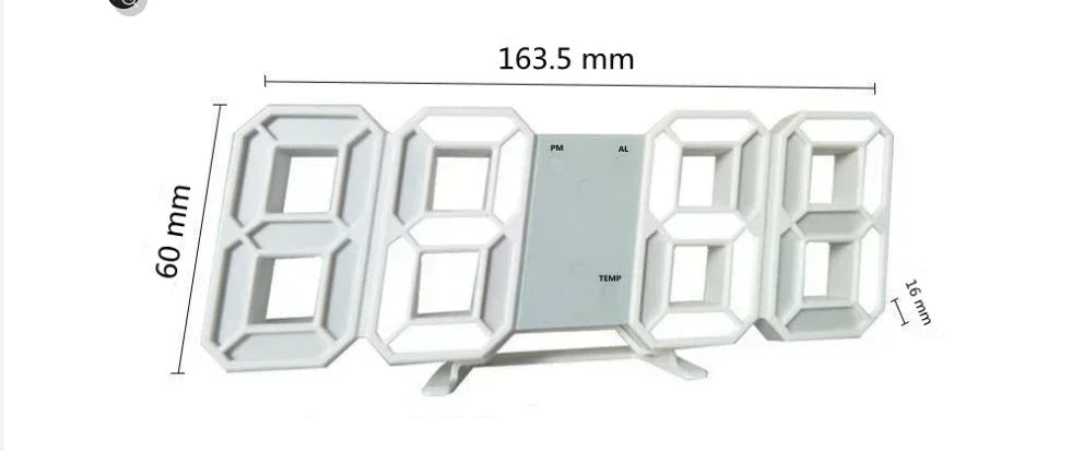 Voltiva TimeGlow — Digital LED Alarm Clock & Decor