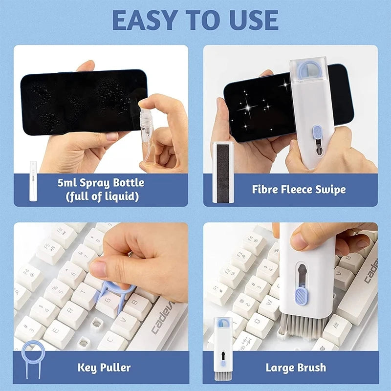 Voltiva CleanKit Pro — 7-in-1 Keyboard & Earphone Cleaning Kit