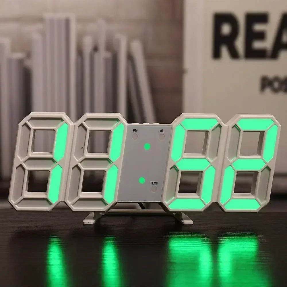 Voltiva TimeGlow — Digital LED Alarm Clock & Decor