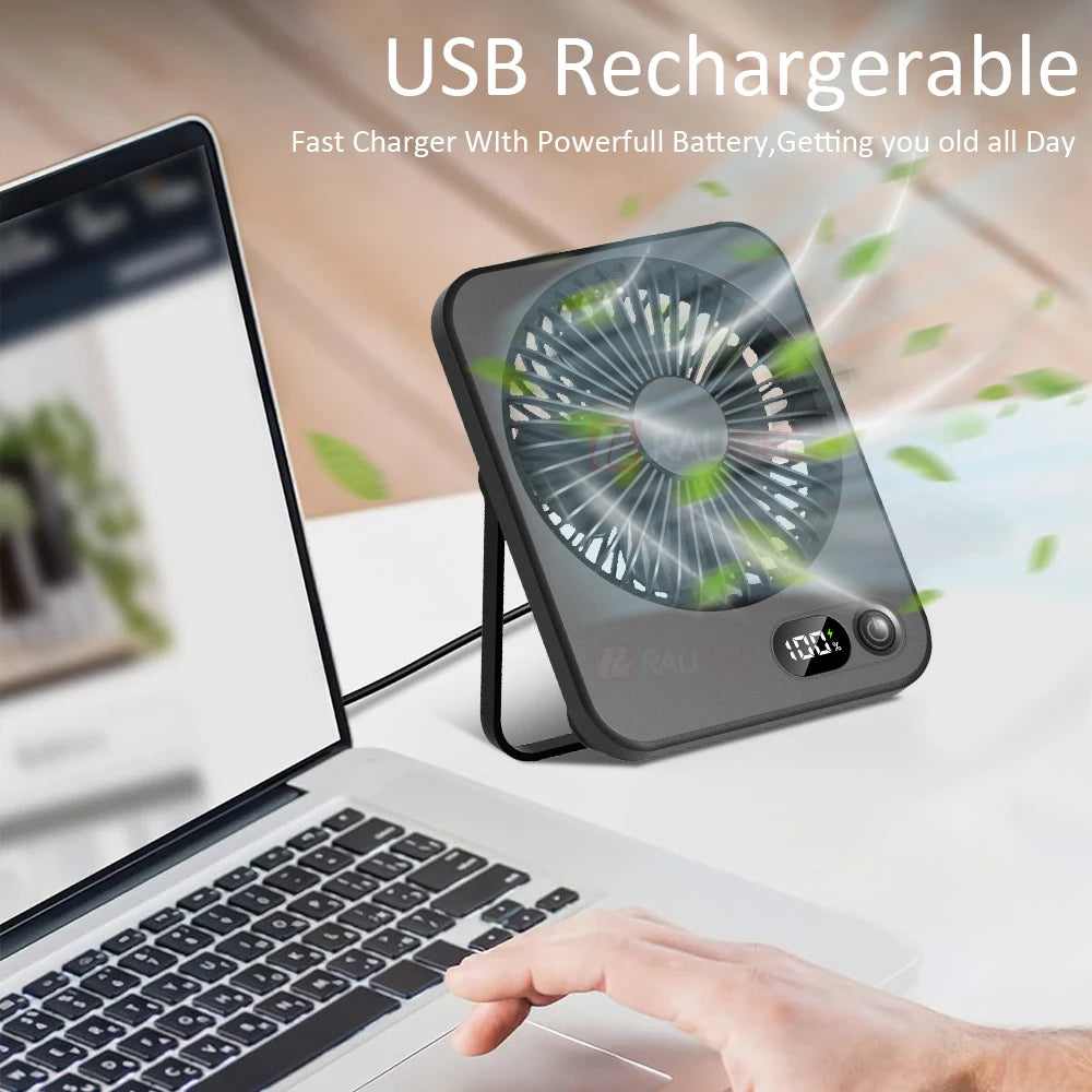Voltiva AirCurrent Mini — Rechargeable Desk & Camping Fan