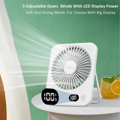 Voltiva AirCurrent Mini — Rechargeable Desk & Camping Fan