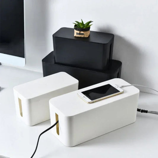 Voltiva CableVault — Desktop Power Strip & Cable Storage Box