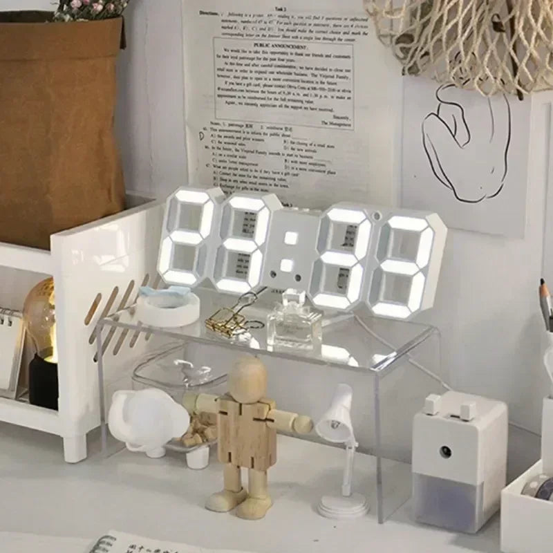 Voltiva TimeGlow — Digital LED Alarm Clock & Decor