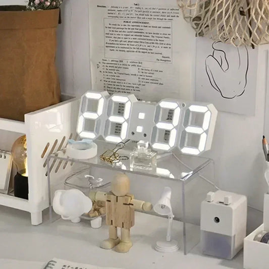 Voltiva TimeGlow — Digital LED Alarm Clock & Decor
