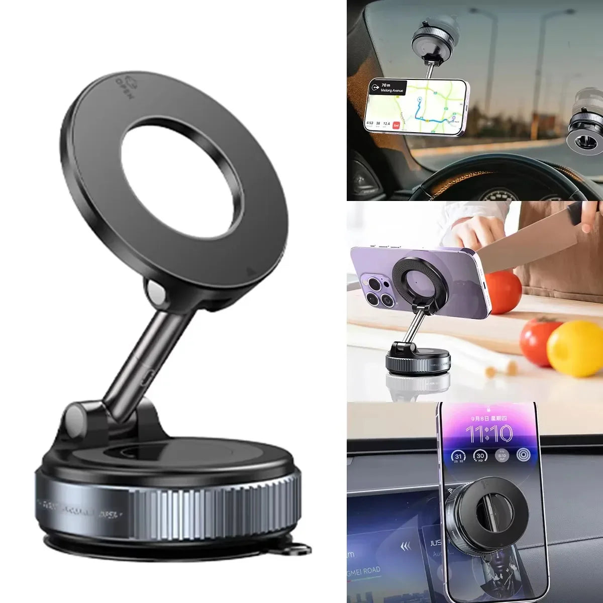 Voltiva GripMount — Magnetic 360° Car Phone Holder