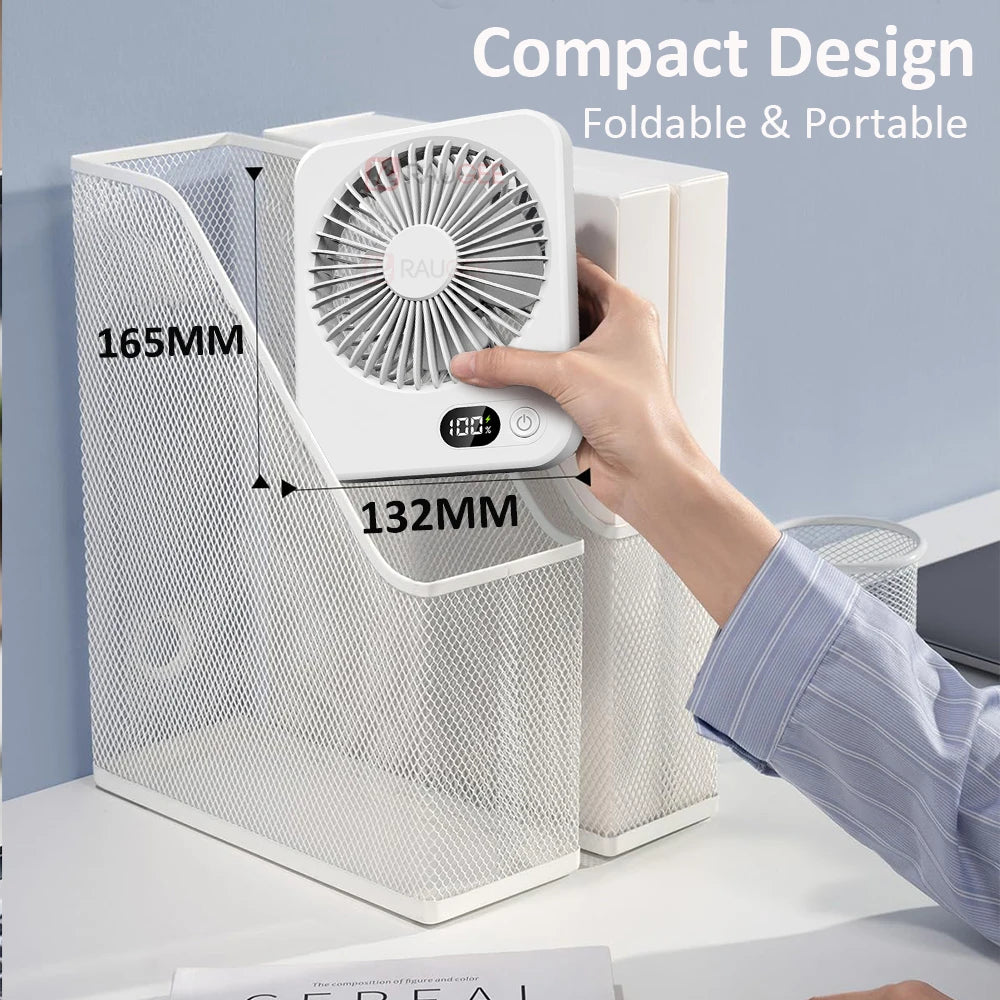 Voltiva AirCurrent Mini — Rechargeable Desk & Camping Fan