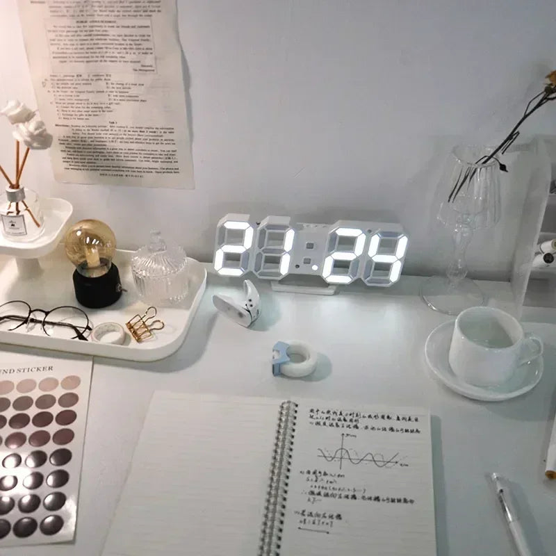 Voltiva TimeGlow — Digital LED Alarm Clock & Decor