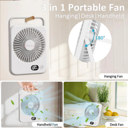 Voltiva AirCurrent Mini — Rechargeable Desk & Camping Fan