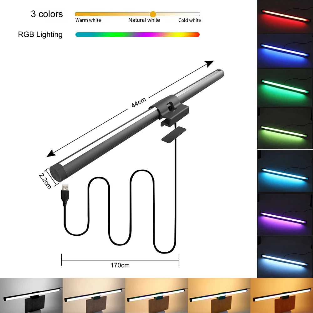 Voltiva ScreenGlow — RGB LED Monitor Light Bar